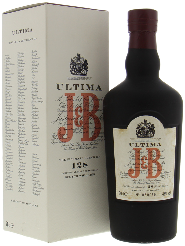 J&B Justerini & Brooks Legend 21 Year Old Blended Scotch Whisky